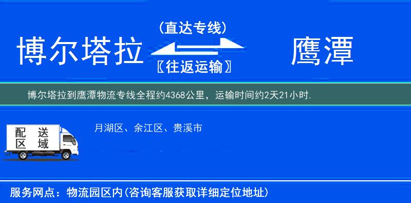 博尔塔拉到鹰潭物流专线
