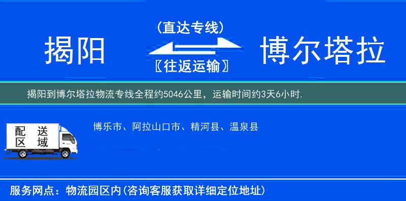 揭阳到博尔塔拉物流专线
