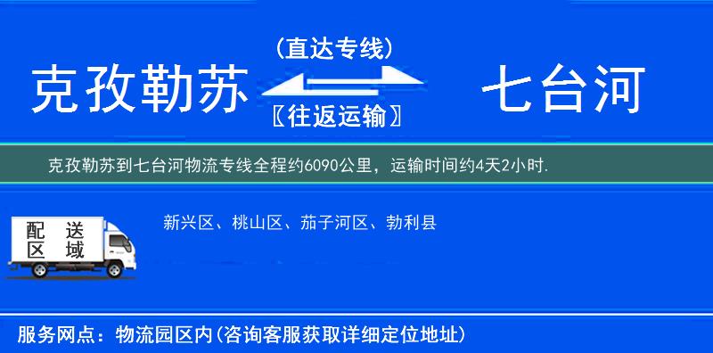 克孜勒苏到七台河物流专线