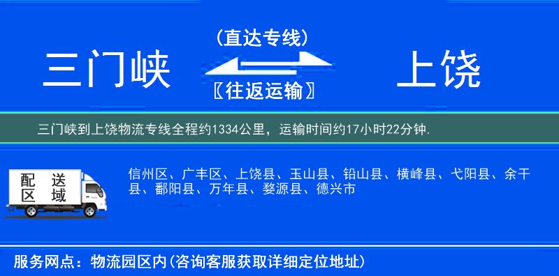 三门峡到上饶物流专线