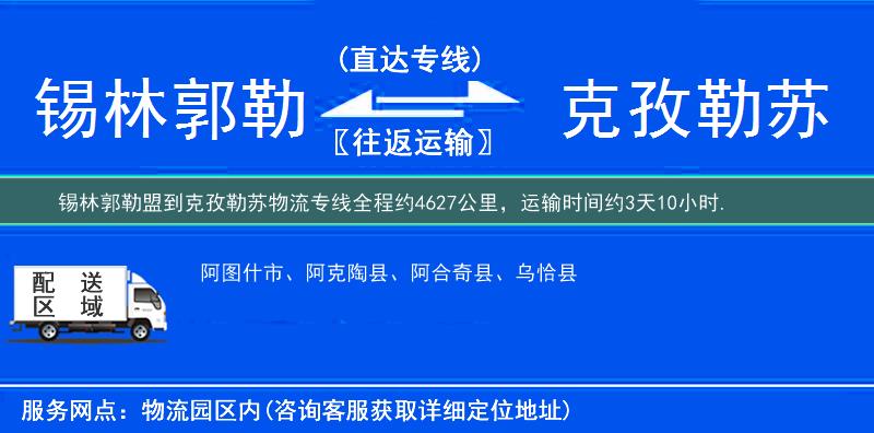 锡林郭勒盟到克孜勒苏物流专线